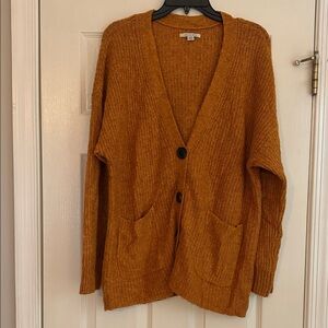 American Eagle Long Oversized Button Down Cardigan